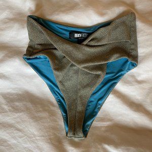 ZURI SHIMMER BIKINI BOTTOMS in size S